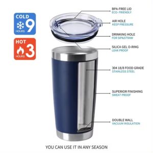 20oz tumbler with lid and straw, for home, office, outdoor